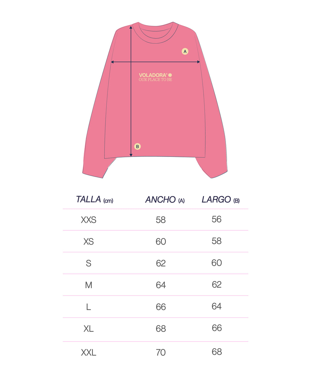 Crewneck Vlower- Coral