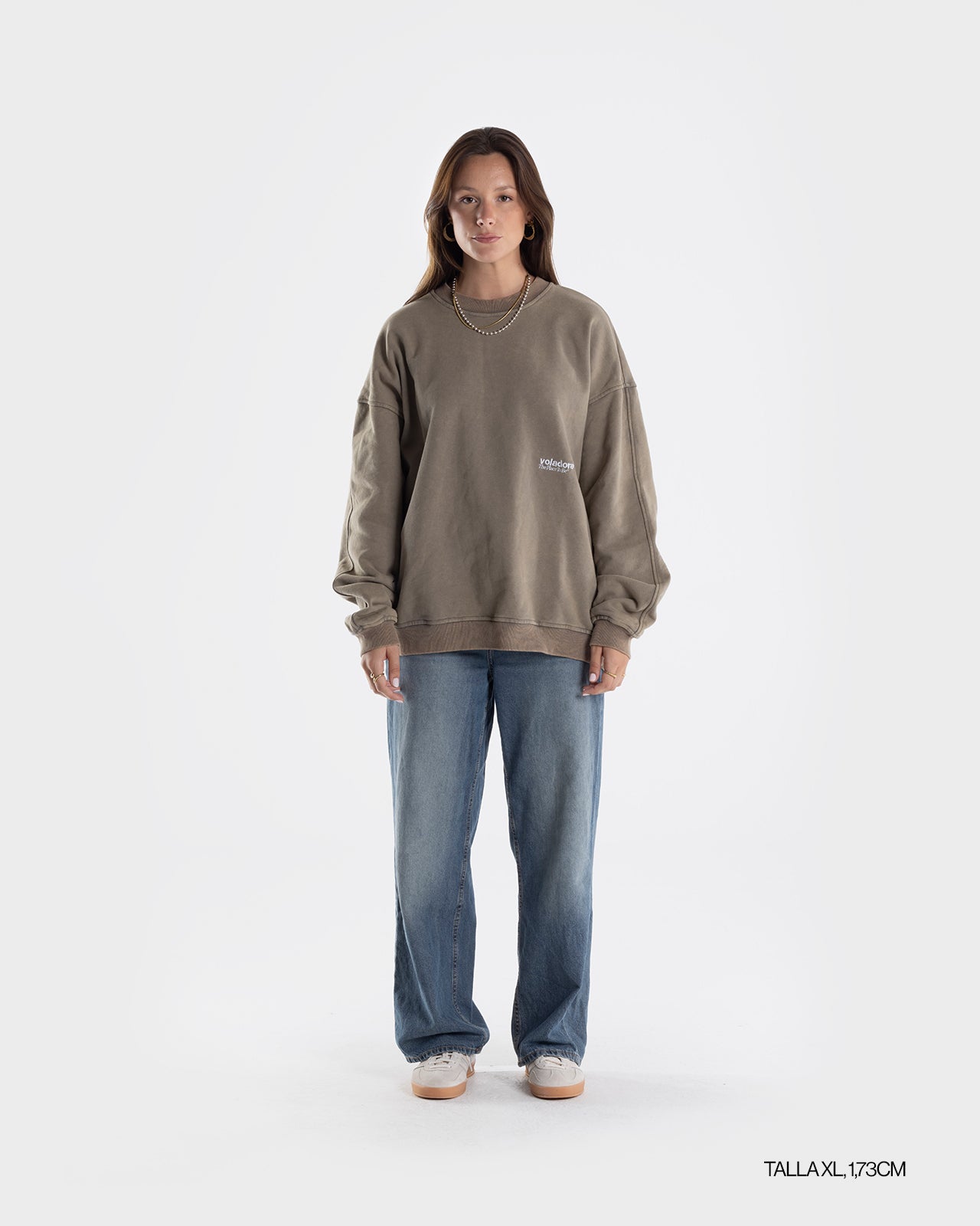 OLIVE "OP" Crewneck