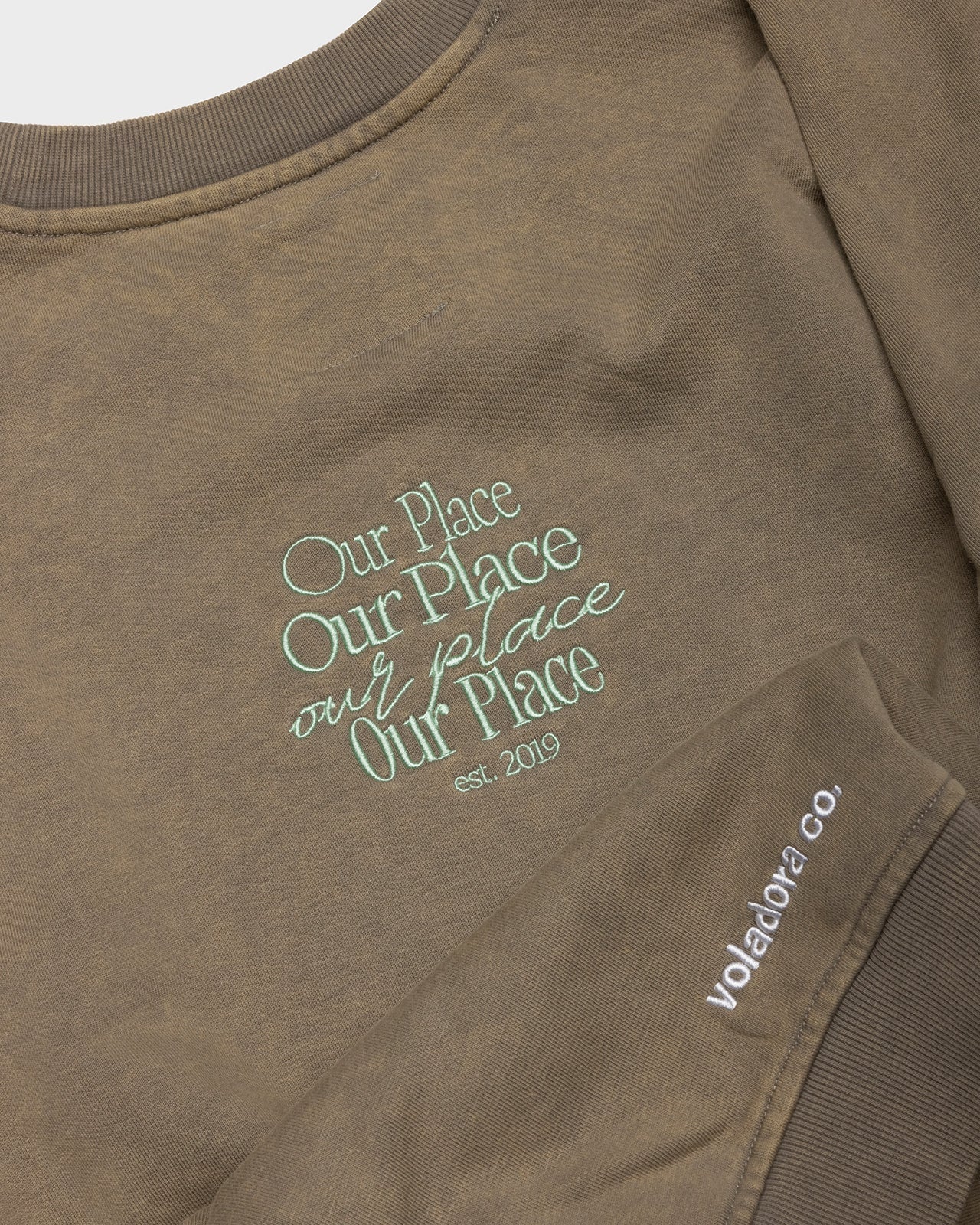 OLIVE "OP" Crewneck