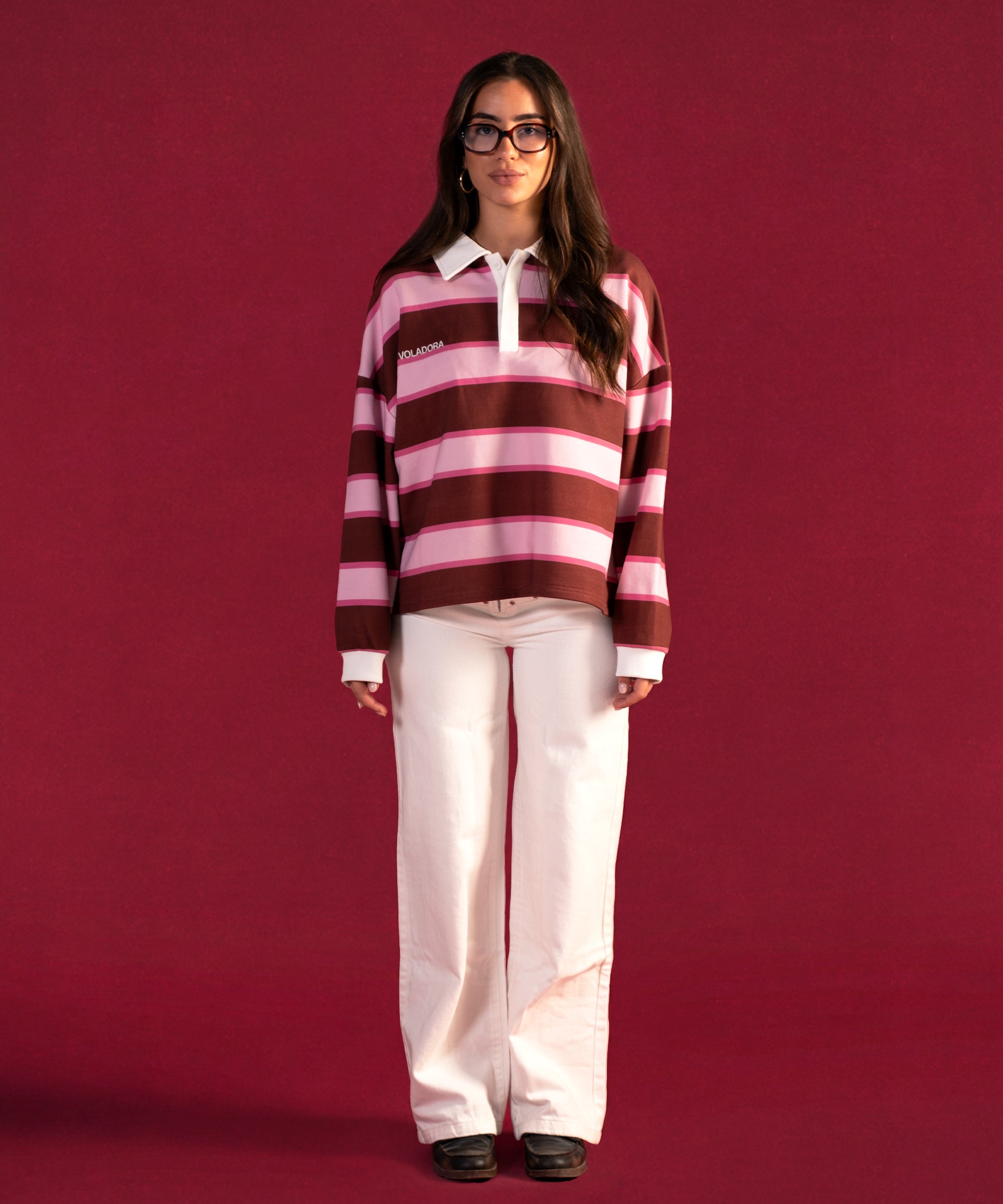 Lucia lleva la talla M y mide 1,70m