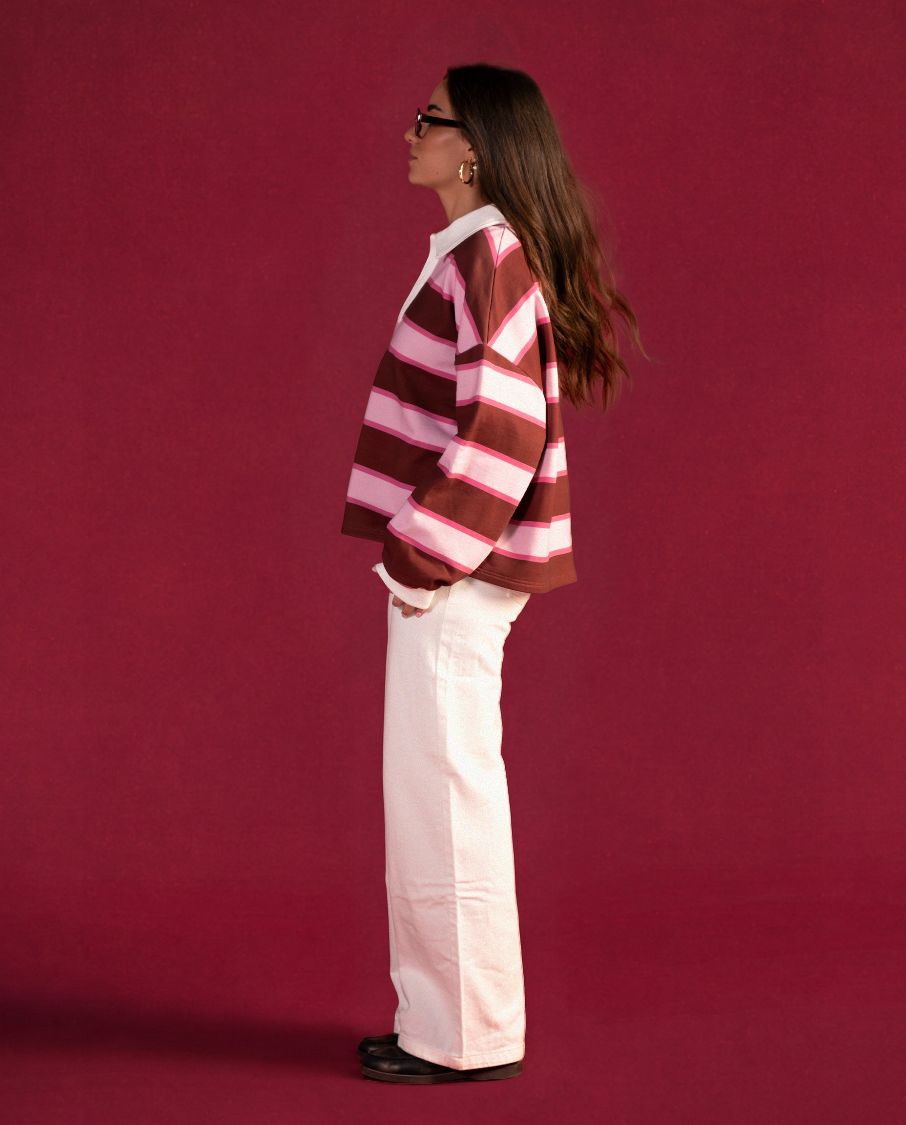 Lucia lleva la talla M y mide 1,70m