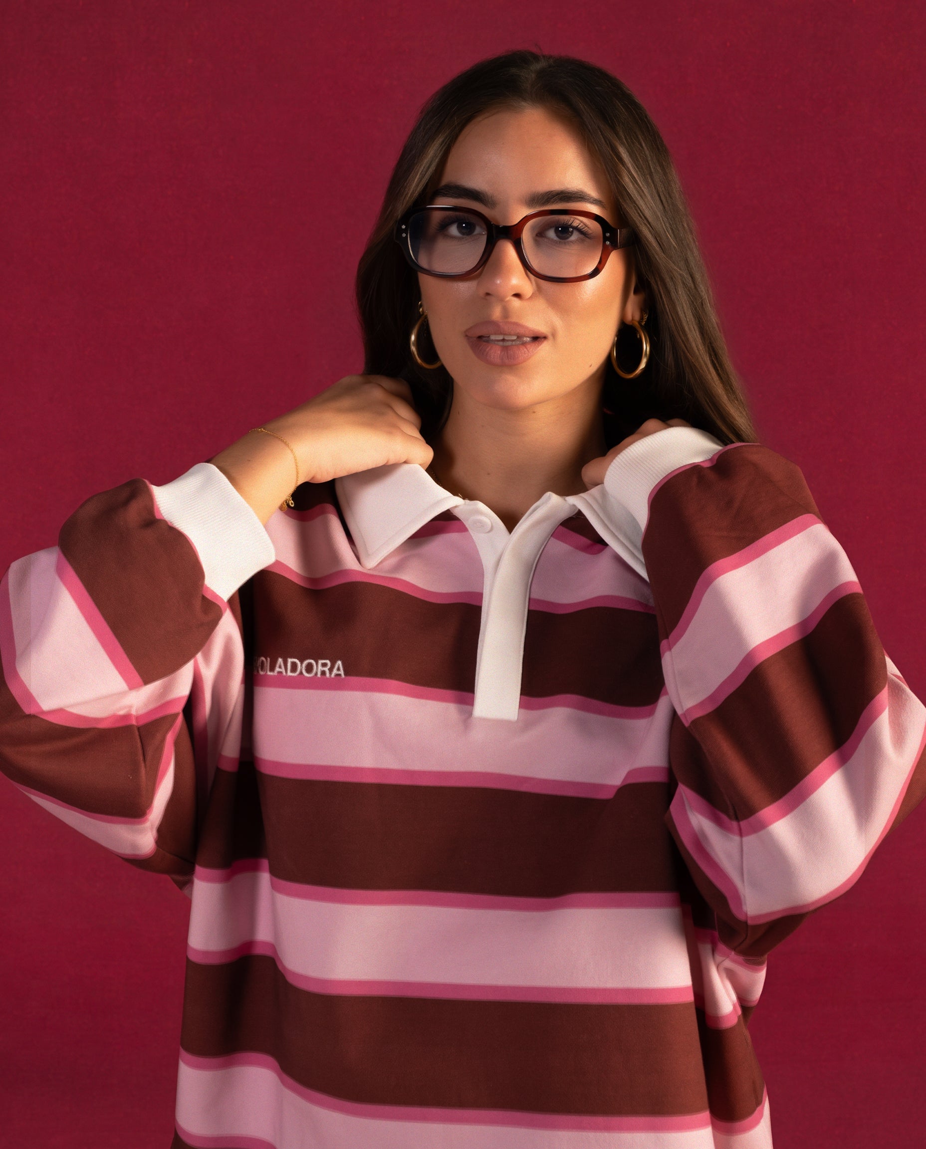 Lucia lleva la talla M y mide 1,70m