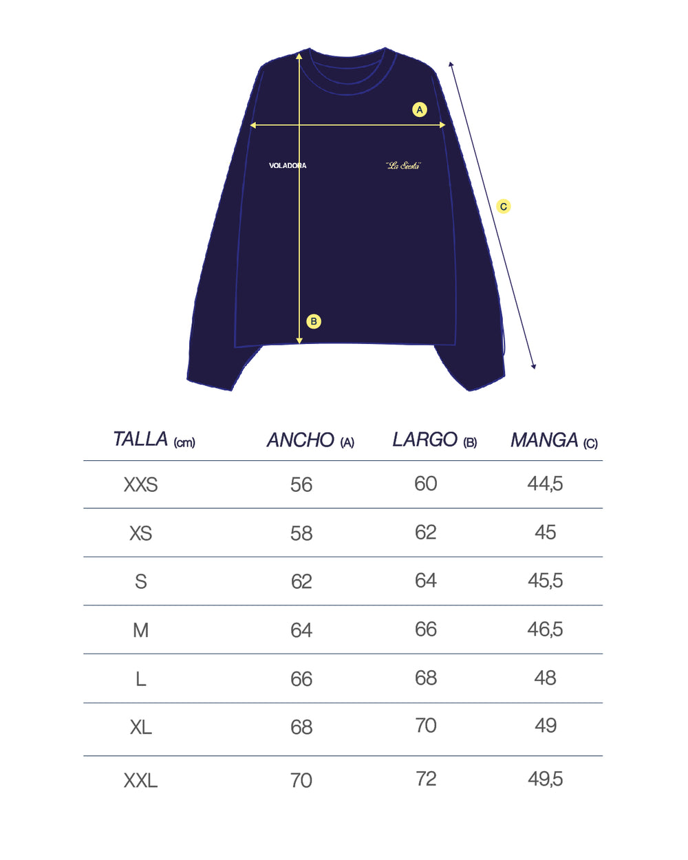 Sudadera Siesta Navy
