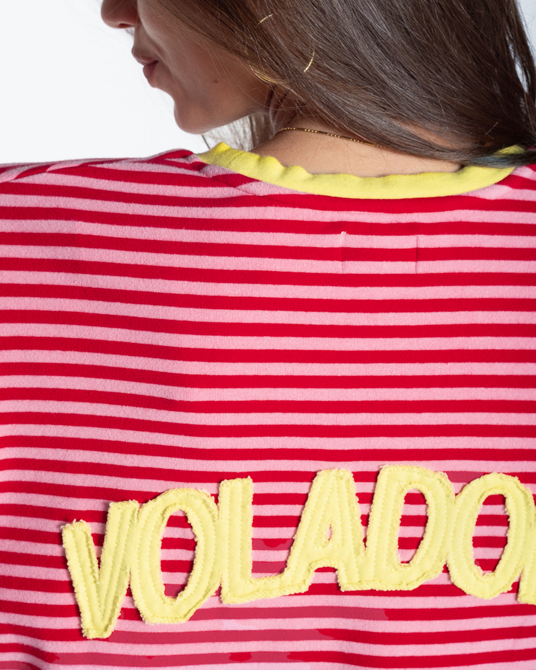 Lucia lleva la talla S y mide 1,70m