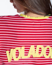 Lucia lleva la talla S y mide 1,70m