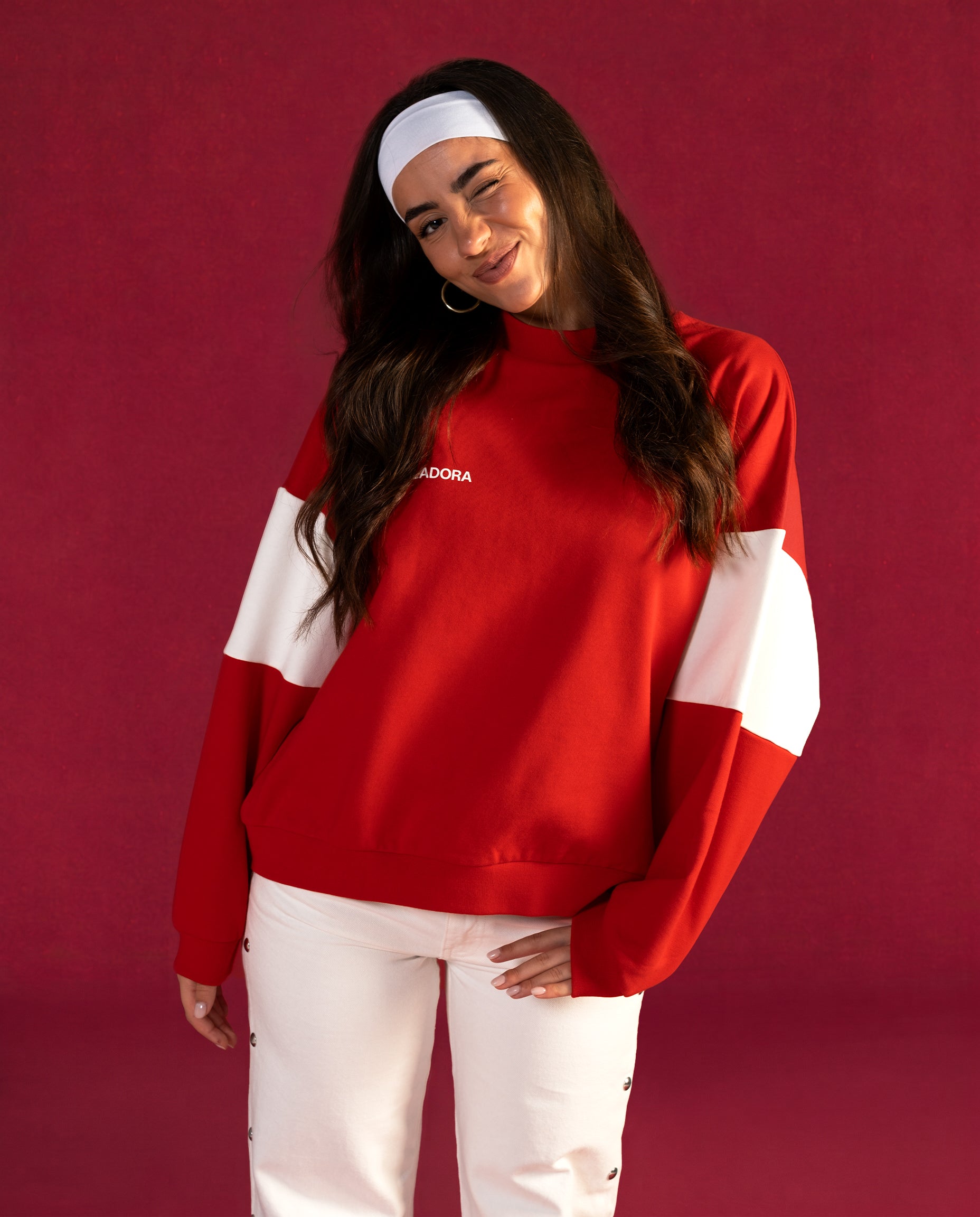 Lucia lleva la talla M y mide 1,70m