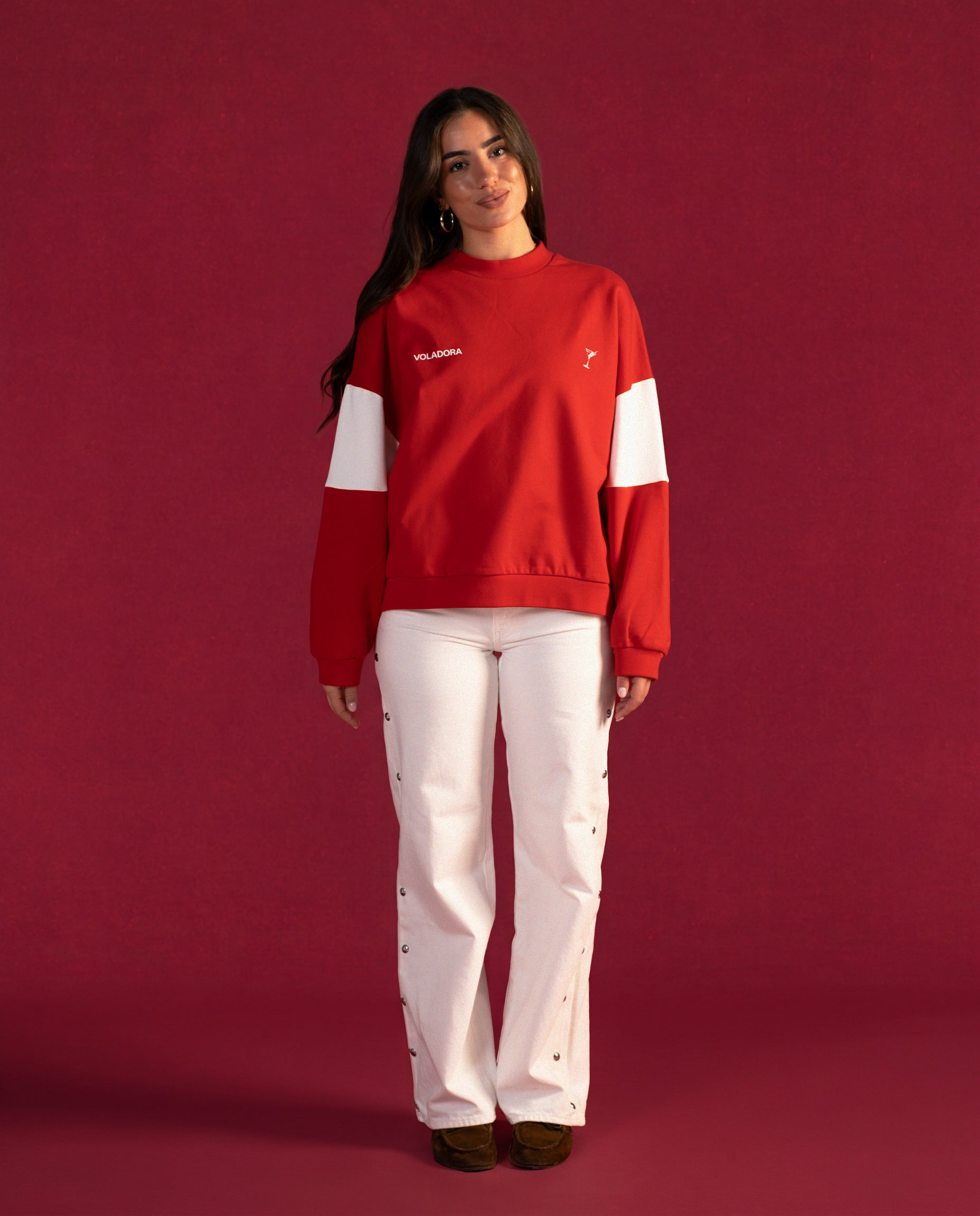 Lucia lleva la talla M y mide 1,70m