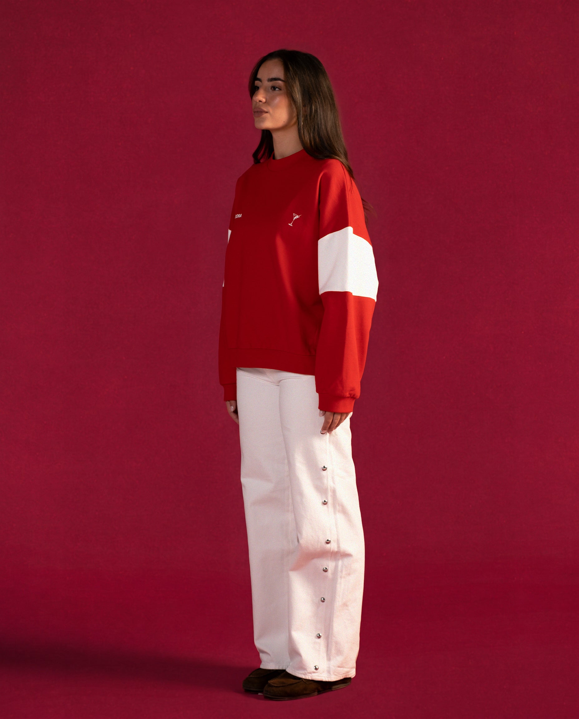 Lucia lleva la talla M y mide 1,70m