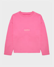 Crewneck Vlower- Coral