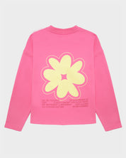 Crewneck Vlower- Coral