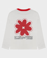 Crewneck Vlower- Cherry
