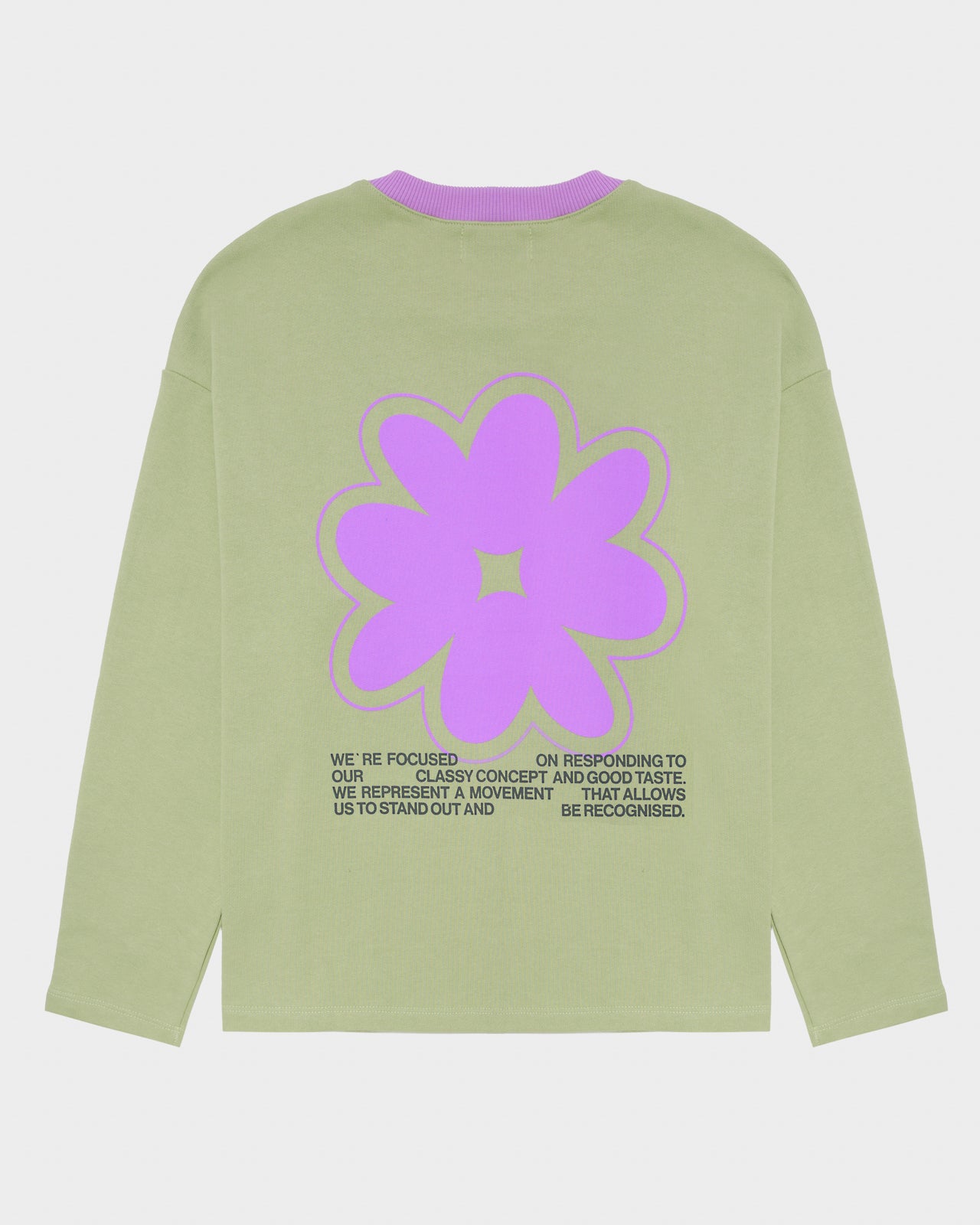 Crewneck Vlower- Lavanda