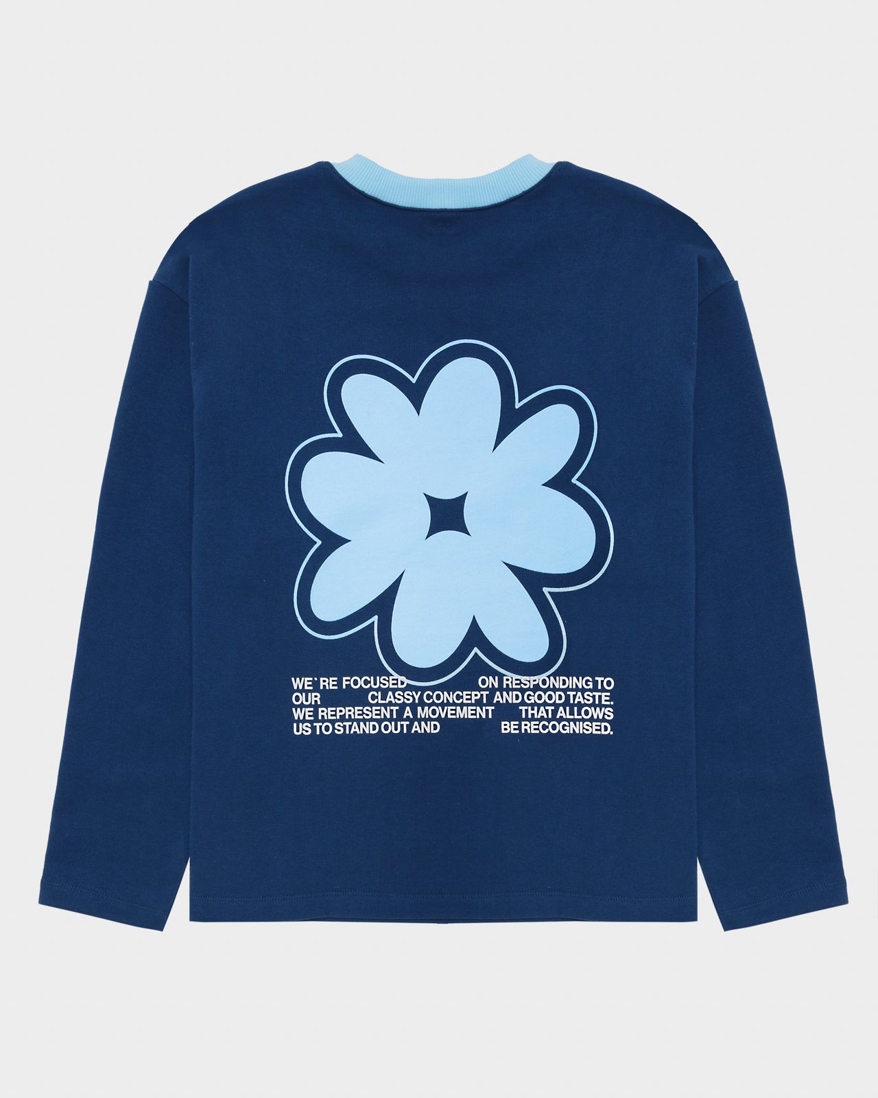 Crewneck Vlower- Navy