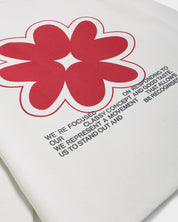 Crewneck Vlower- Cherry