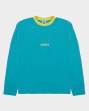 Crewneck Vlower- Tile Blue