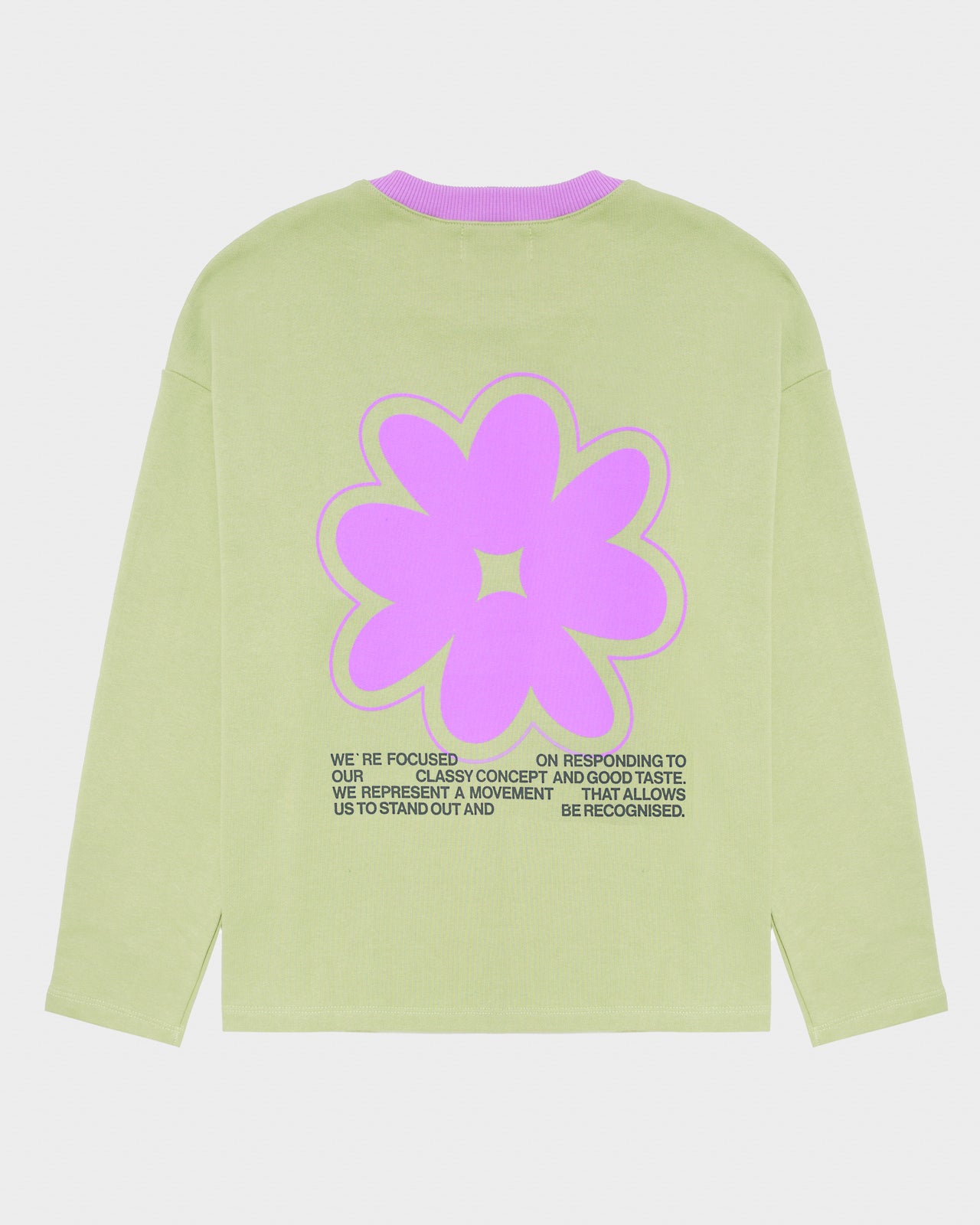 Crewneck Vlower- Lavanda