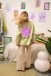 Crewneck Vlower- Lavanda