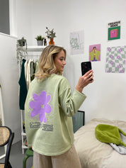 Crewneck Vlower- Lavanda