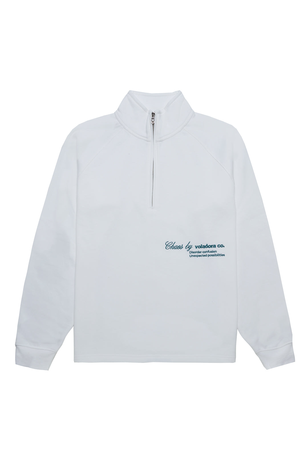 White Chaos Half-Zip